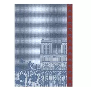 Полотенце кухонное 38 х 54 см Fenetre Sur Paris Le Jacquard Francais синее