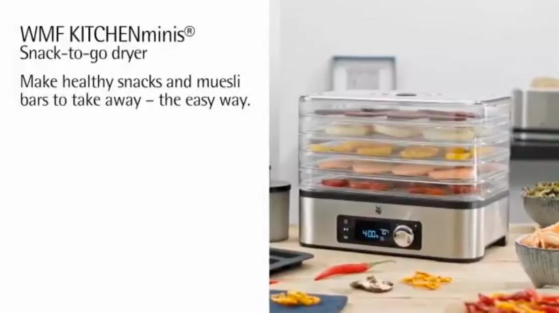 Сушилка 27,7 см Kitchenminis WMF электрическая для овощей и фруктов